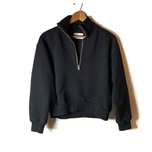 Everlane half zip sweatshirt